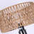 Kahani 66.14'' Farmhouse Boho Rattan Tray Table Floor Lamp with 1 Bulb Included