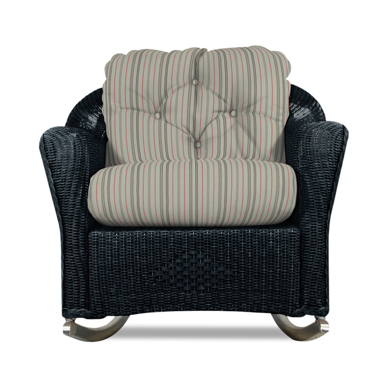 Reflections Outdoor Rocker Chair, Knix Granite, Ebony