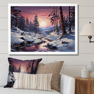 «Pine Tree Winters Magic III» sur toile