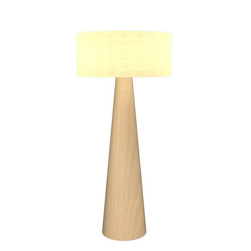 Cônica Floor Lamp, Maple