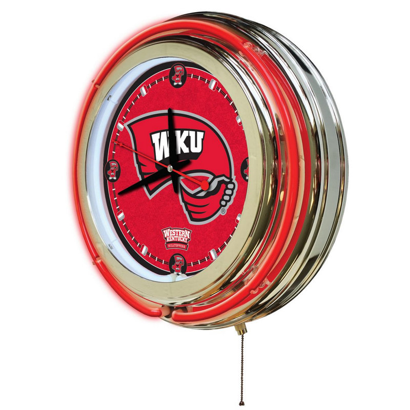Horloge murale 15 po NCAA, Western Kentucky