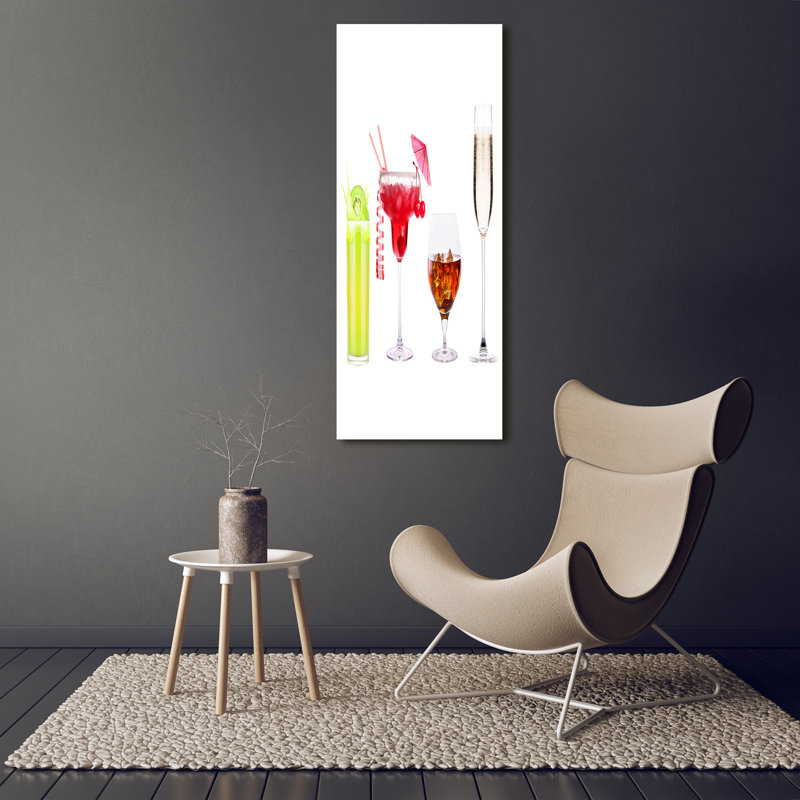Colourful Cocktails - Wrapped Canvas Print