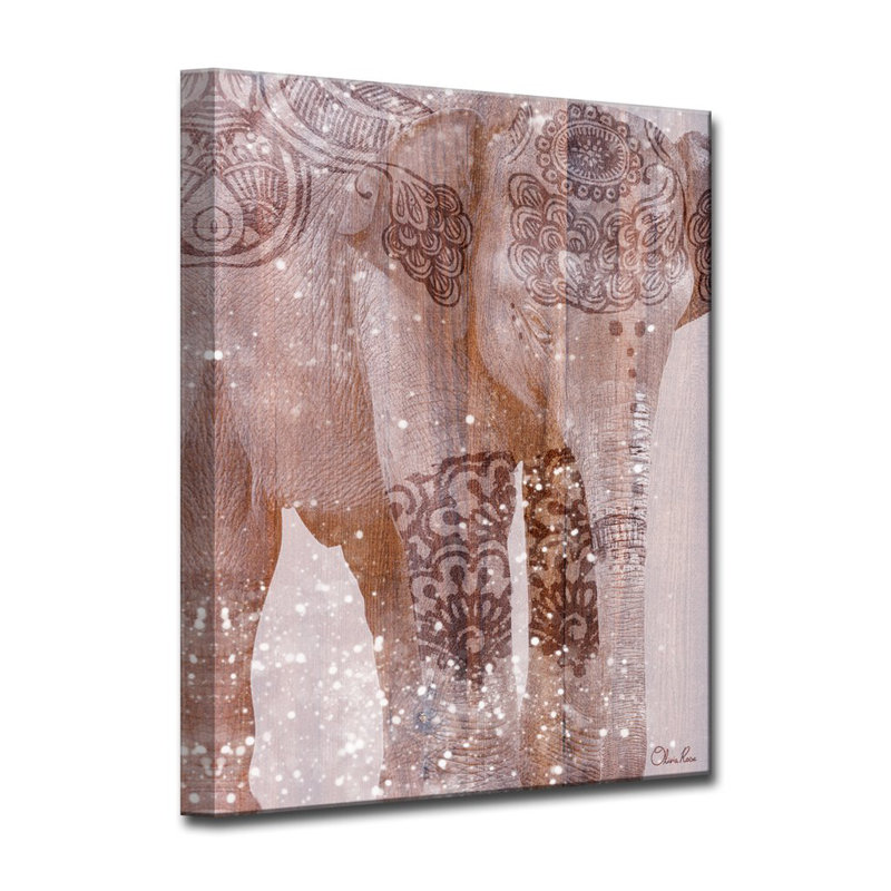Impression sur toile tendue, "Wild zen III", H 16 po x l 12 po