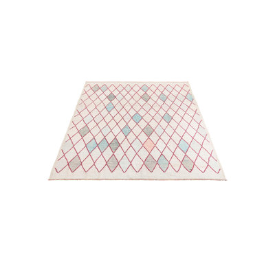 Tapis carré ivoire Murphy