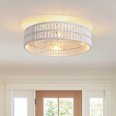 Ventilateur de plafond 20 "avec lumières Boho
