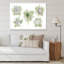 Bouquet floral de Noël avec coton, branches III - peinture sur toile-67391487-67391491