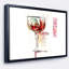 Vin rouge sur fond blanc - reproduction d'art-26694701-34272970
