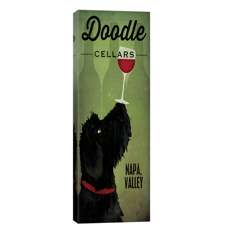 Doodle Cellars by Ryan Fowler - Wrapped Canvas Panoramic Print, 121.92 cm H x 40.64 cm W x 1.91 cm D