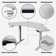 K314 Corner Electric Height Adjustable Standing and Drawer