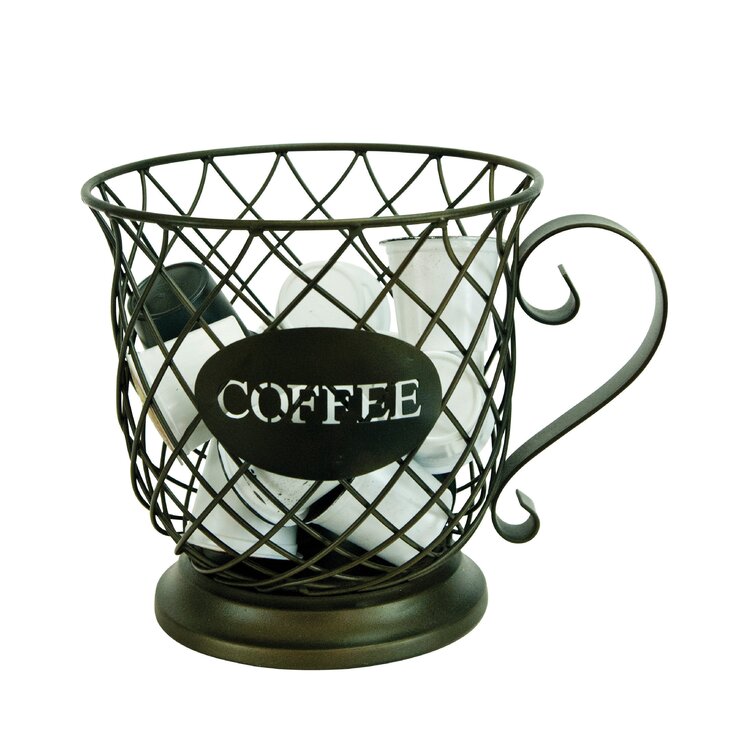Panier de rangement de capsule de café Porte-dosettes de café (noir)