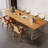 Brown Rectangular Solid Wood desk-108954481