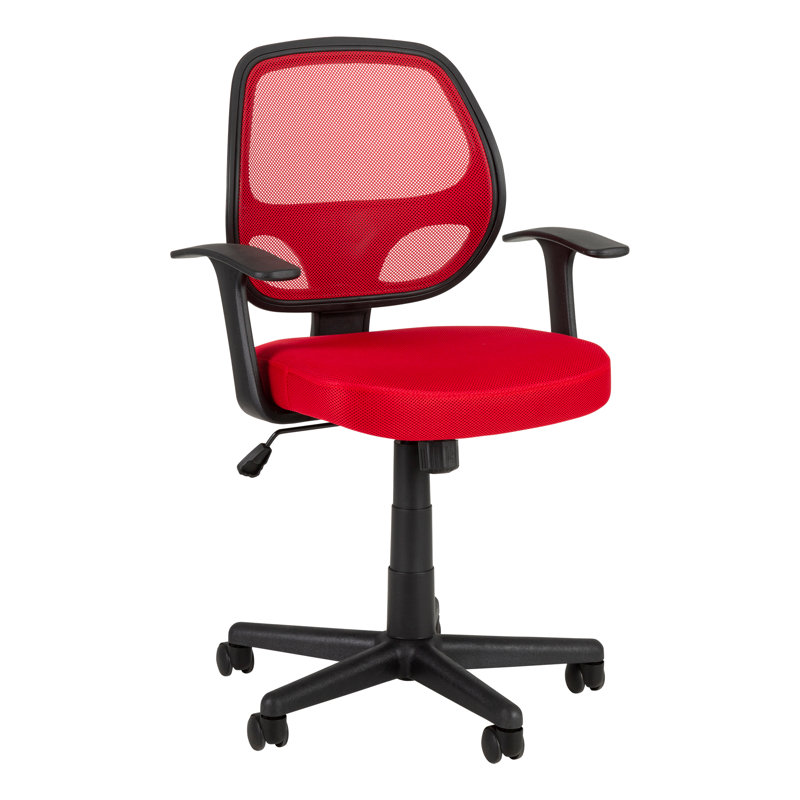 Chaise de travail en filet Abdul'Malik, Rouge