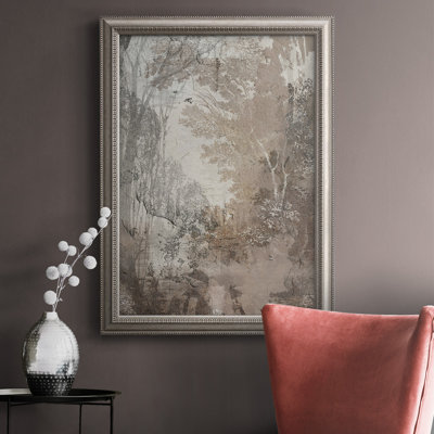 Fresco Collage III - reproduction d'art sur toile encadrée