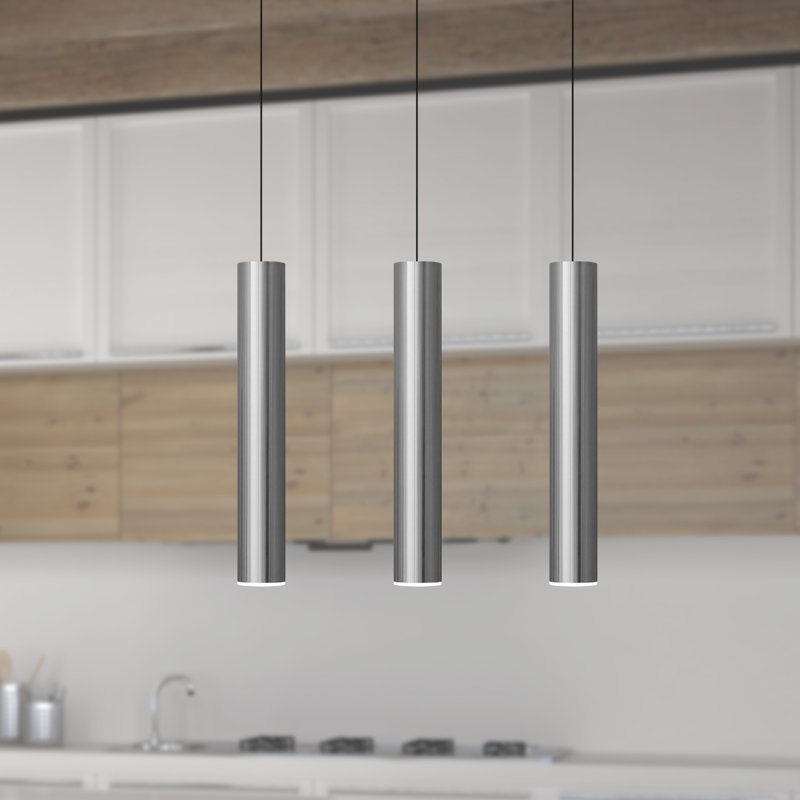 Chambery 3 - Light Kitchen Island Pendant, Nickel