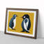 Young Penguins Abstract - Framed Print-2043635666-2043635678