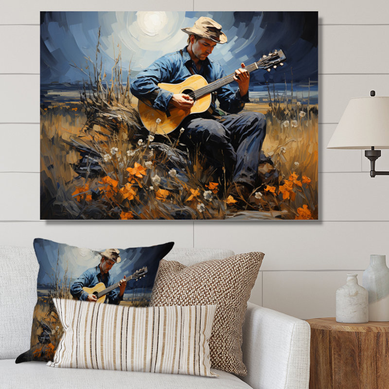 «Afrique Country Serenade I», reproduction sur toile, H 24 po x l 32 po x P 1 po, Toile tendue