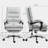Microfibre Vibration Massage Office Chair, Light Gray-106882790