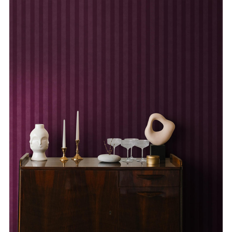 Striped Double Roll, Purple