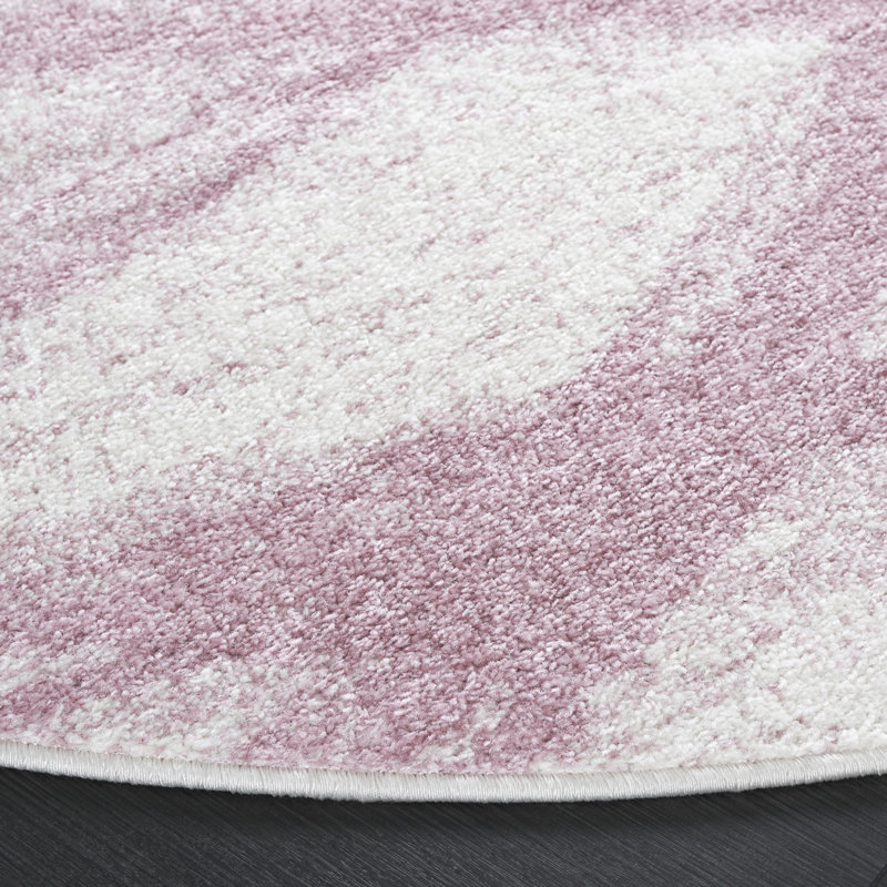Shelva Performance Abstract Rug, Round 6'