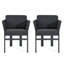 Ensemble de 2 chaises de salle à manger d'extérieur-132478470-132478468