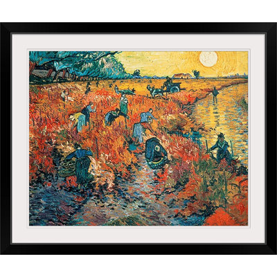 «Red Vineyard at Arles, 1888» par Vincent Van Gogh - reproduction