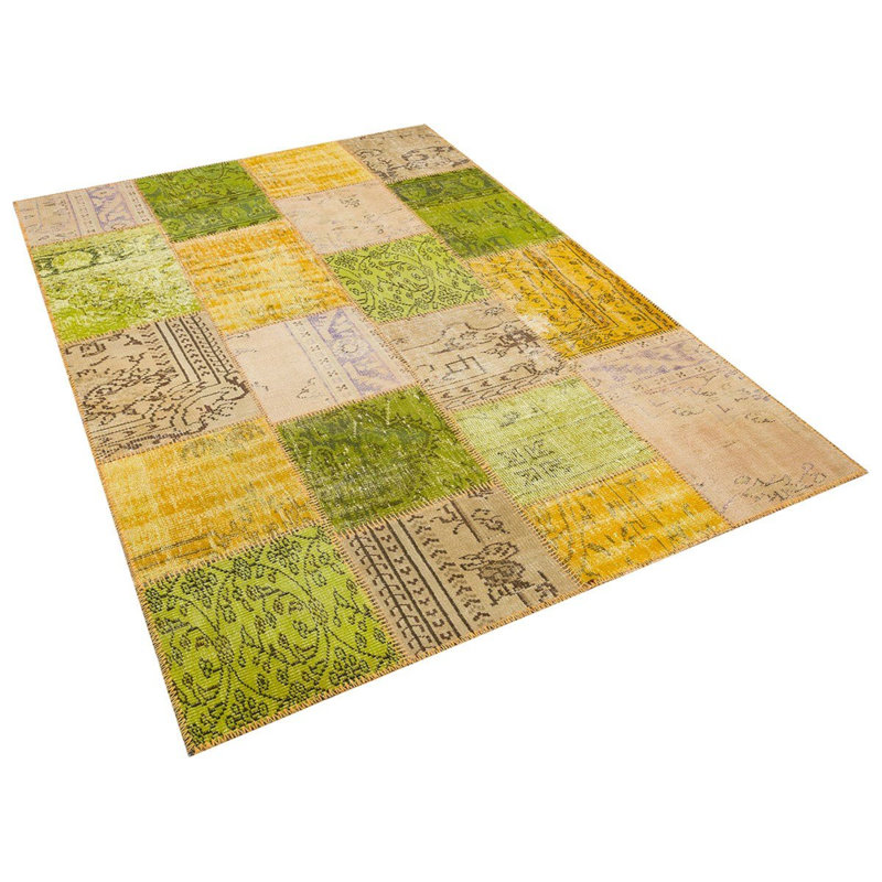 Tapis jaune moderne Modern