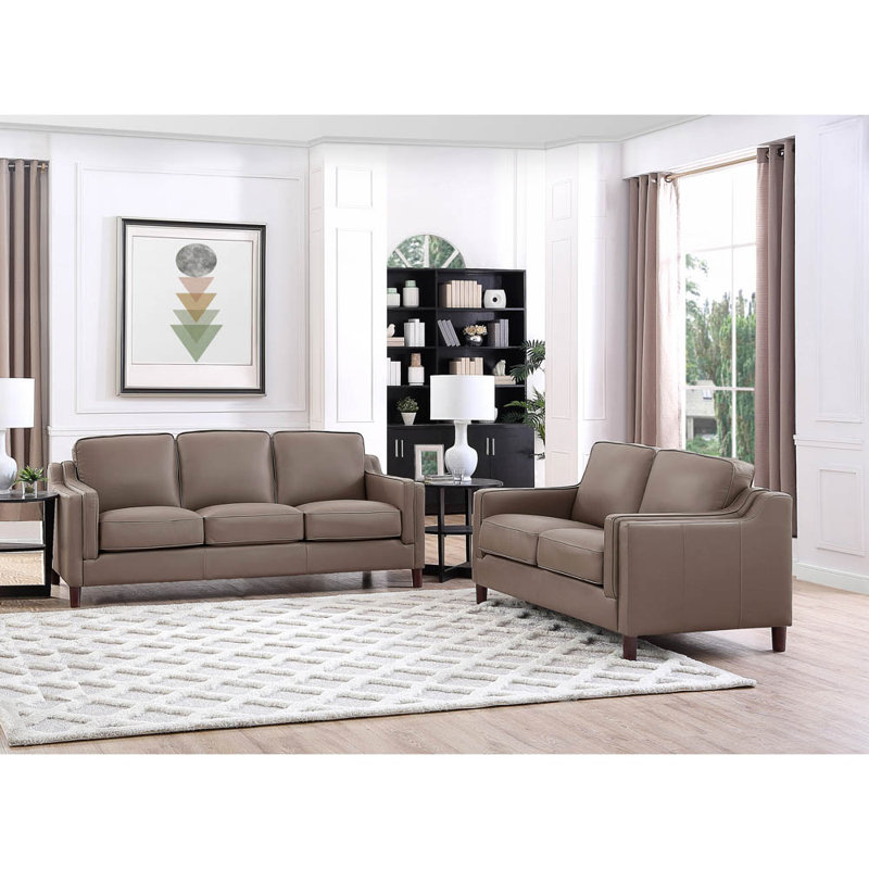 2 - Piece Leather Living Room Set