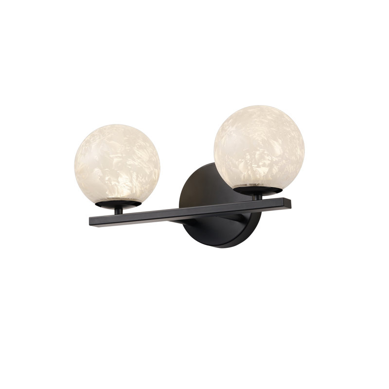 Forma Wall Sconce - 2-Light - Black, 2, Black