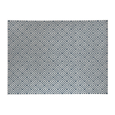 Ikat Grunge Lightweight Non-Slip Kitchen Mat