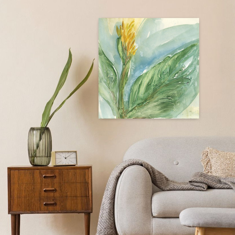 Art floral exotique II, H 24 po x l 24 po
