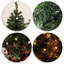 Lighted Artificial Pine Christmas Tree-35241482
