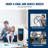 Portable Air Conditioner 8,000 BTU ASHARE(5,000 BTU SACC), Portable AC Cool Rooms up to 250 Sq.Ft, 3-in-1 AC Unit with Remote Control&24H Timer, Window Kit Included