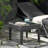 Outdoor Antibes Wicker Side Table,Accent Table,Grey