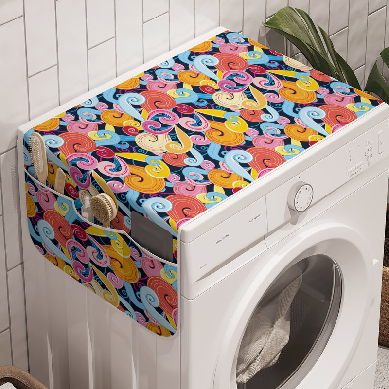 East Urban Home Pastel Washing Machine Organizer Pack of 2 47" x 18.5" Multicolor