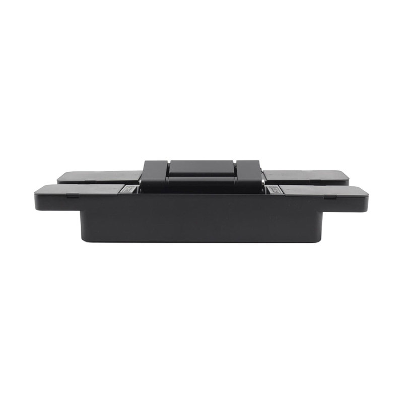 Charnière de porte dissimulée réglable à 3 voies Sugatsune, finition noir mat, Noir mat