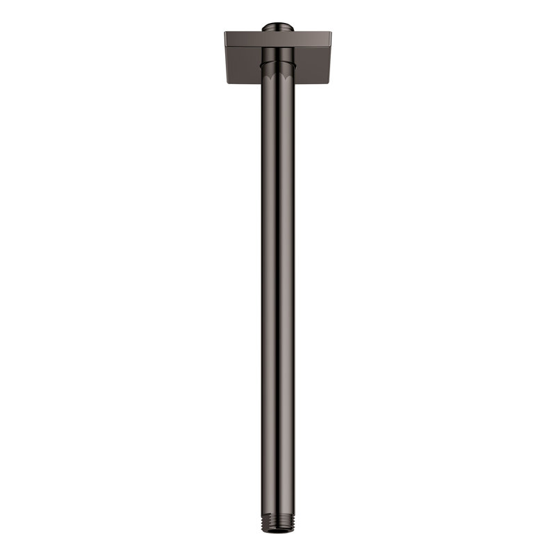 Bras de douche de plafond avec bride carrée Rainshower, Graphite dur