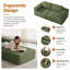 Modular Corduroy 202cm 2-seater Boneless Sofa, No Assembly Required, With High Rebound Sponge-131201706
