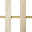 Grand lit plateforme tapissier moderne avec structure en bois, beige