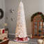 Lighted Artificial Fir Christmas Tree-463018640