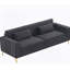 Luxueux canapé en velours pour le salon, rehaussant le confort et le style-347257516