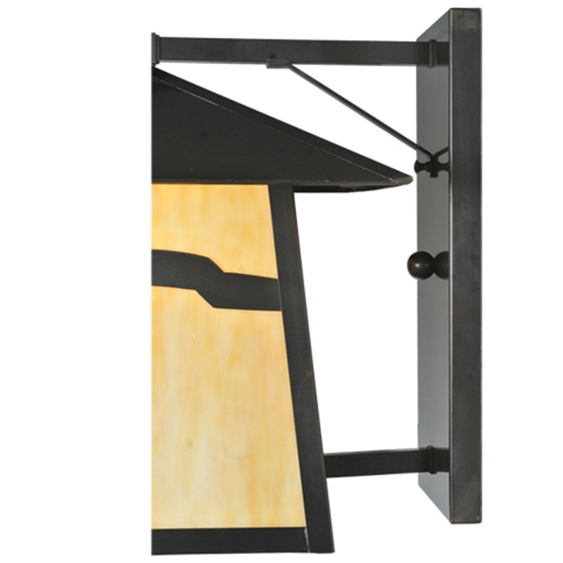 Outdoor Wall Lantern, 15" H x 16" W x 18" D