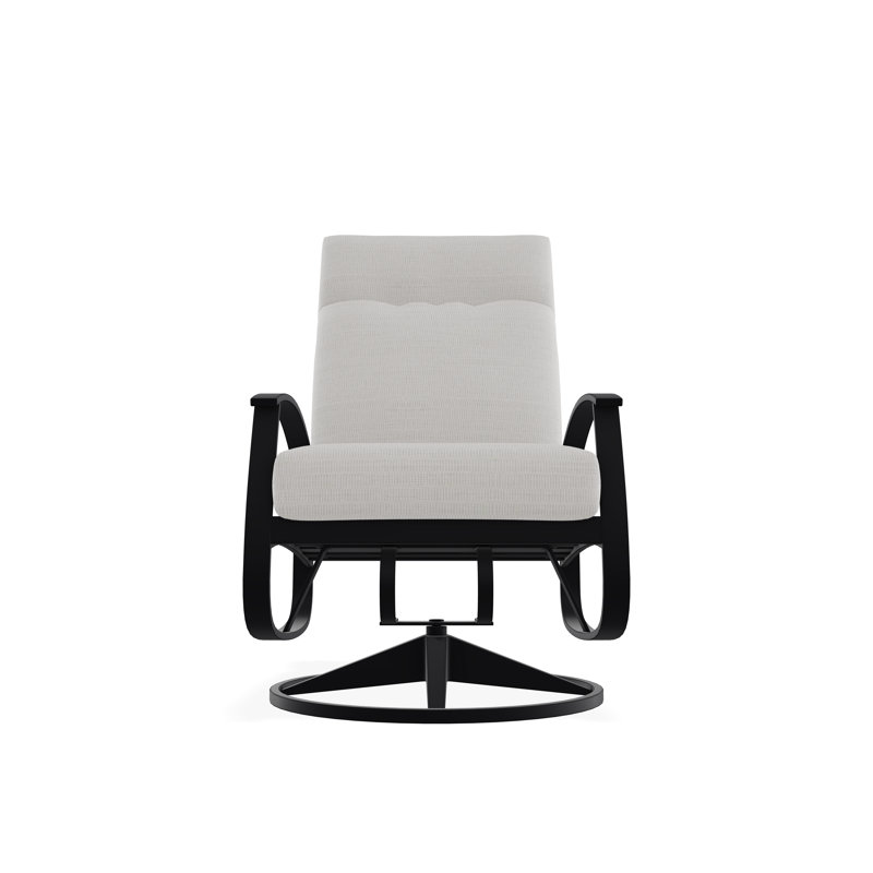 Belle Isle Outdoor Lounge Chair, Black, Tabloid Cloud