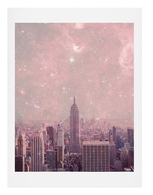 « stardust recouvrir new york », impression, H 10 po x l 8 po x P 0,12 po