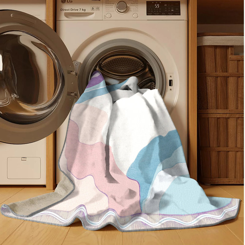 Tapis Wistful Stream, Carré 3 pi