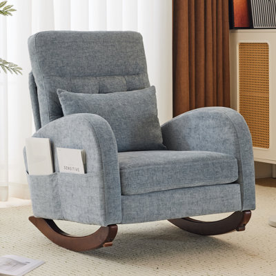 Upholstered Rocking Chair by George Oliver
