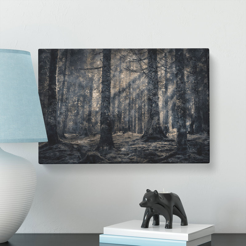 Pine Tree Forest - Wrapped Canvas, 60cm H x 91cm W x 4cm D