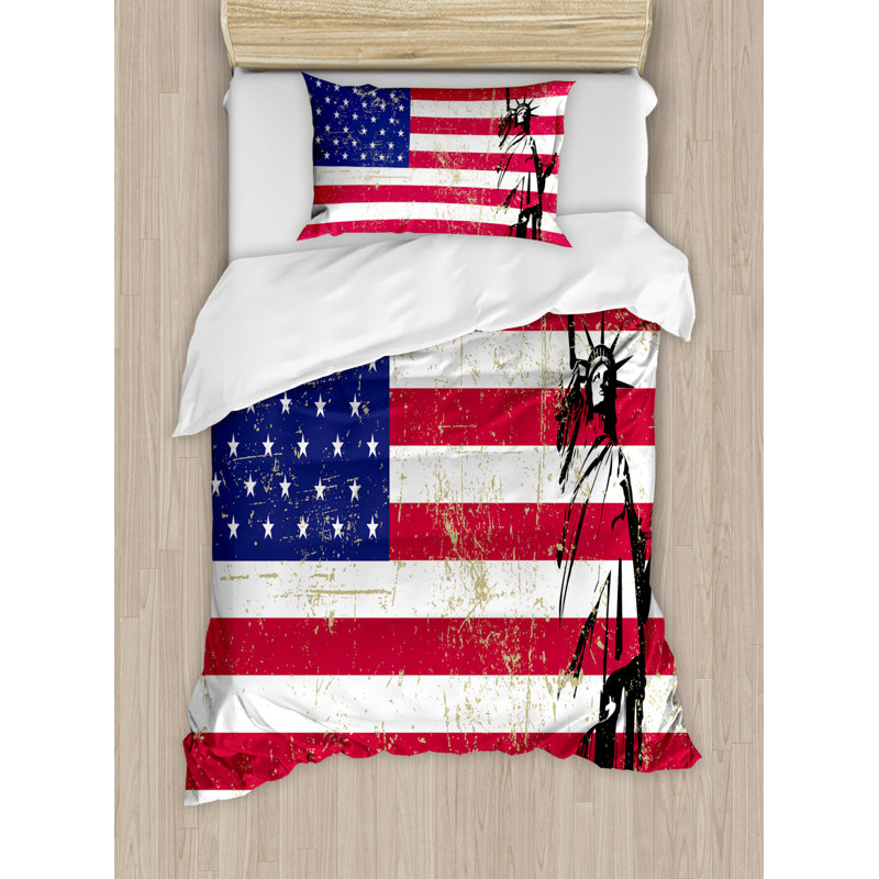 Cottage Americana Polyester Duvet Cover