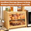 Bamboo Bread Box for Kitchen Countertop, Double Layer Bread Storage Container For Homemade Bread, Natural-1174642420