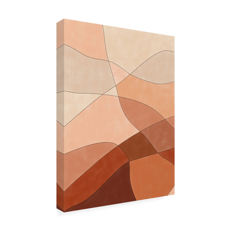 Impression sur toile «Bachelor Terracotta33» par Elena Ristova, H 24 po x l 18 po x P 2 po