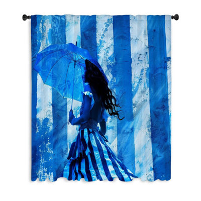Rideaux occultant et occultant pour femme - 1 panneau occultant
